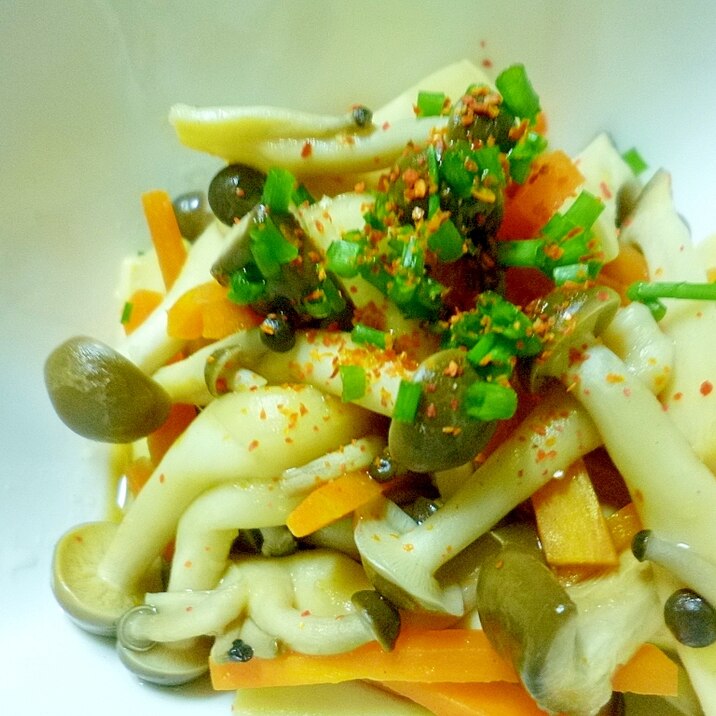 しょうがでさっぱり エリンギとしめじの煮びたし レシピ 作り方 By みずたまsweet 楽天レシピ